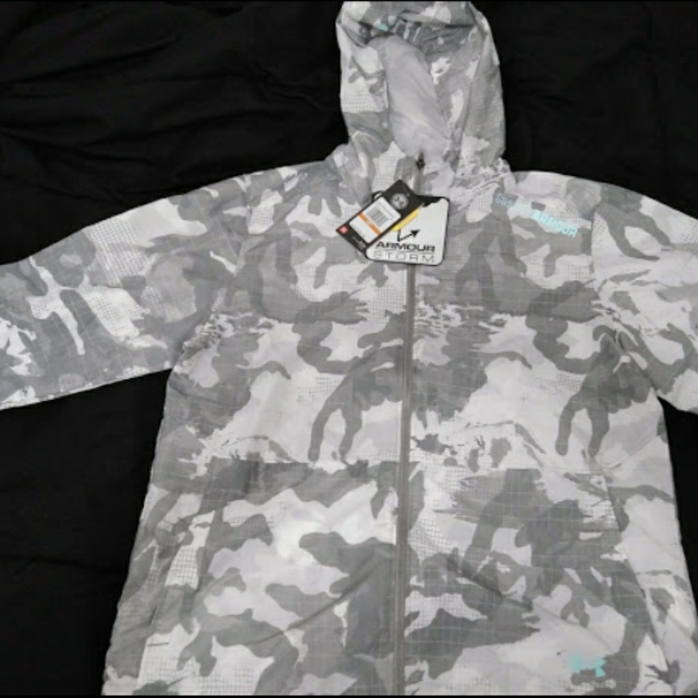 Under Armour Full Zip Windbreaker Jacket Small